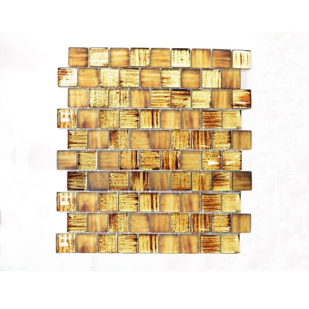 Klaasmosaiik pruun matt 28,6 x 31,8 cm