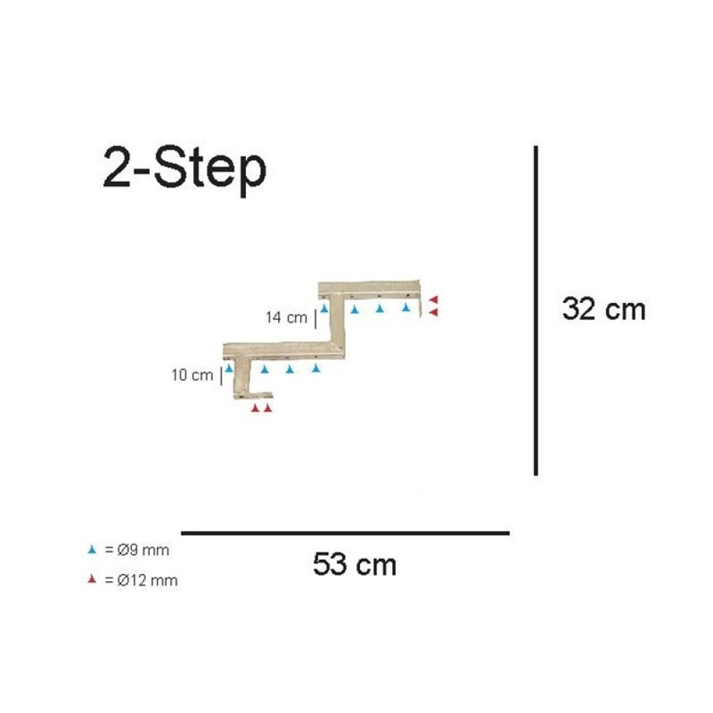 Trepi alustala Hortus 2-astmeline kuumtsingitud