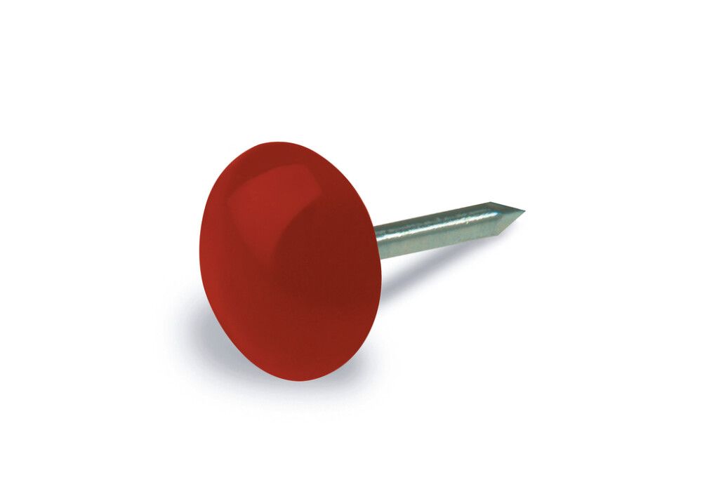 Polstrinael Stabilit plastmasskihiga punane 9 mm