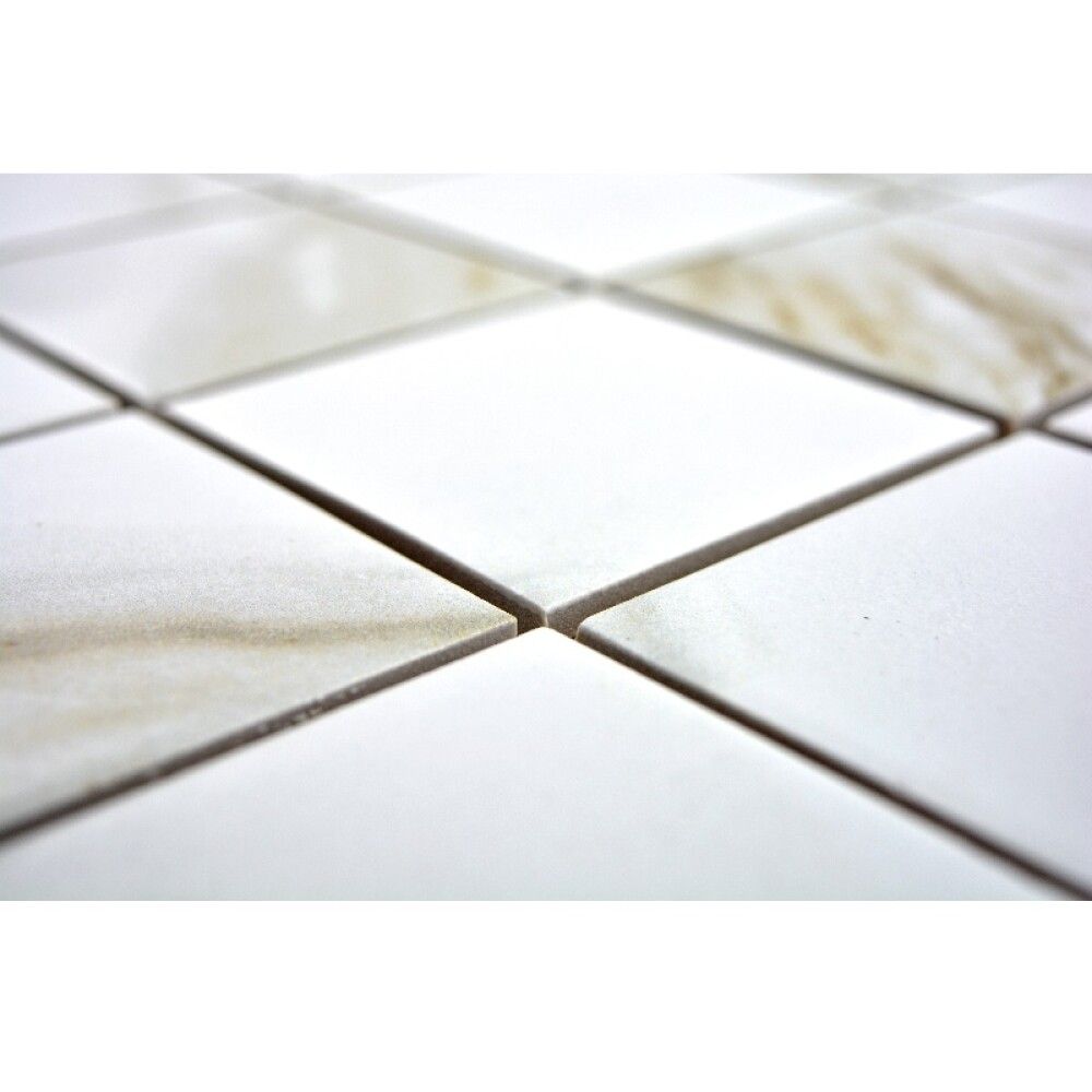 Mosaiik Fliesen Quadrat Calacatta
