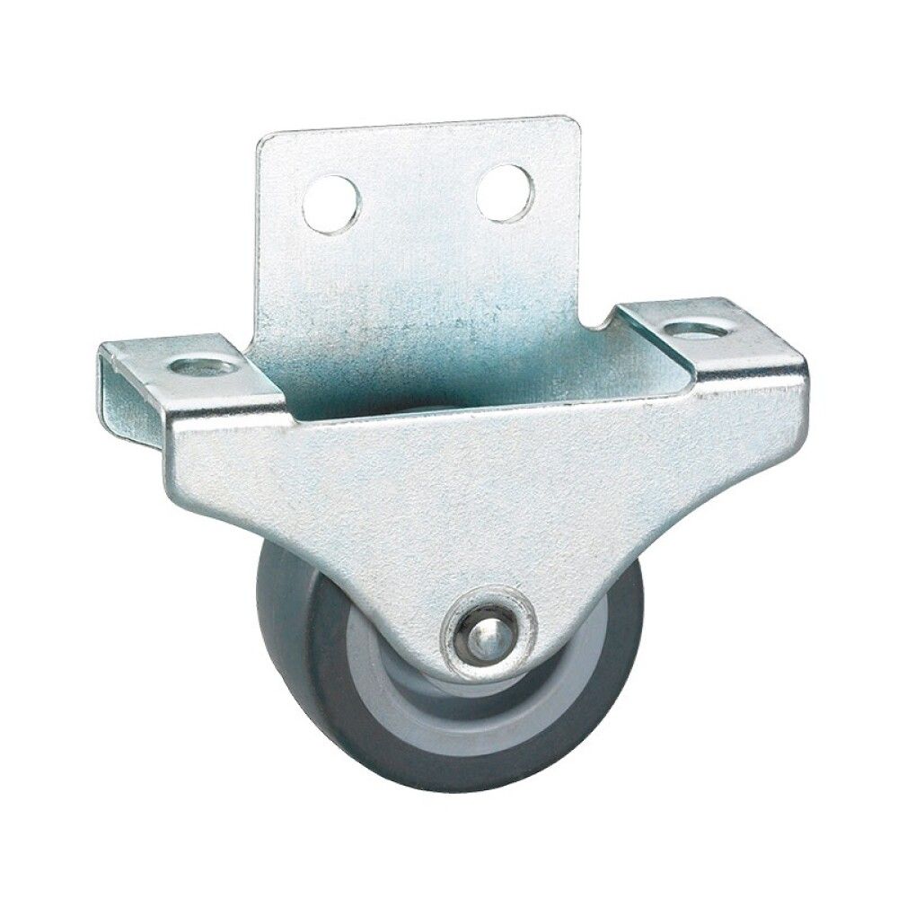 Mööbliratas Stabilit hall 38 x 18 mm
