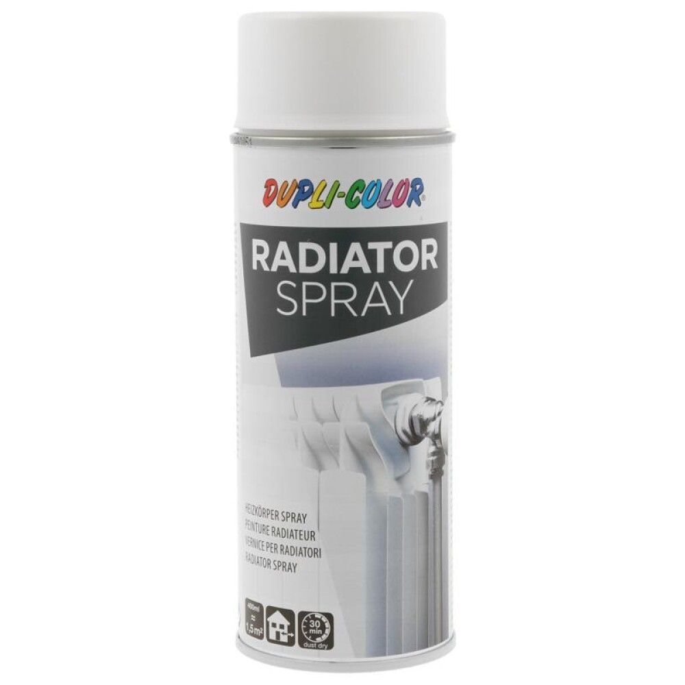 Radiaatori värv Dupli-Color 400 ml RAL 9010 spray white matt