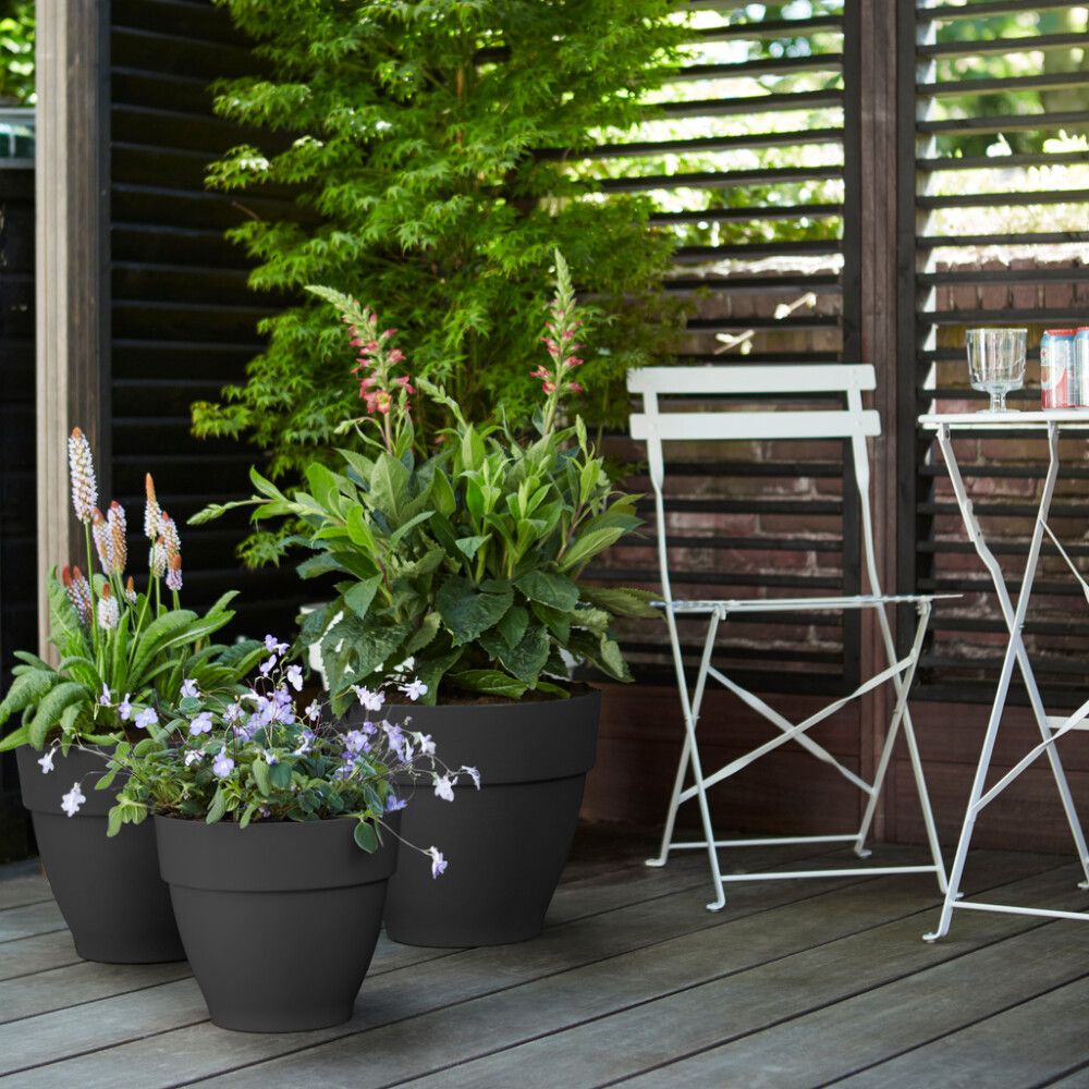 Õuepott Vibia Campan Ø 35 cm, tumehall