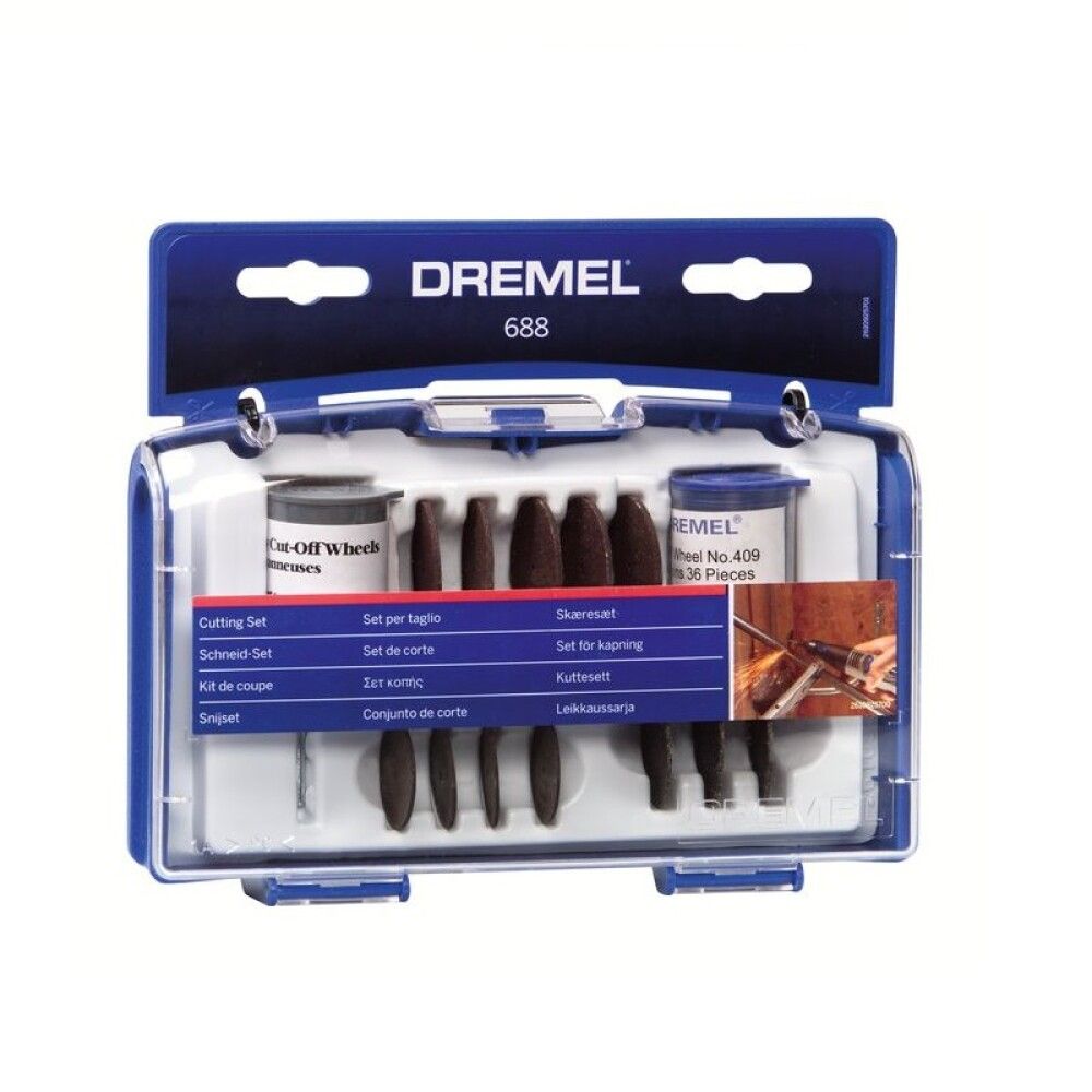 69-osaline lõikekomplekt Dremel 688