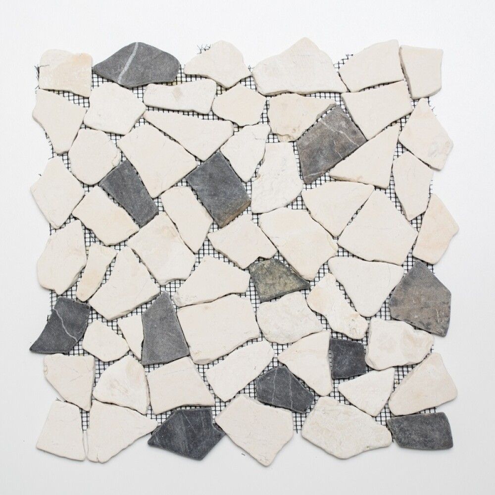 Looduskivimosaiik HuH Mosaik Bali Ciot mix BianconeJava 30,5 x 30,5 cm