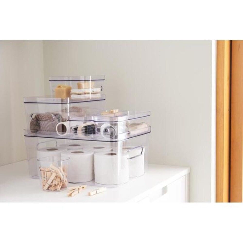 Säilituskarp SmartStore Compact Slim läbipaistev