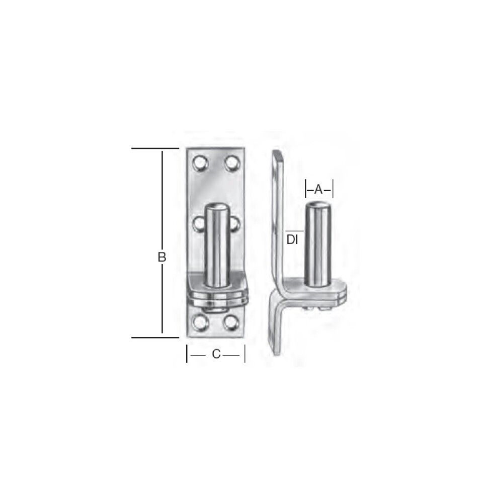 Väravahinge vastus 13 mm