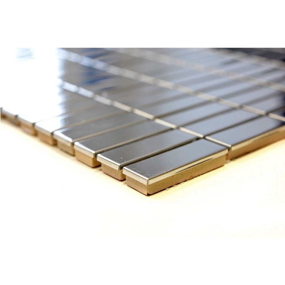 Mosaiik Silver Steel läikiv 29,8 x 30 cm