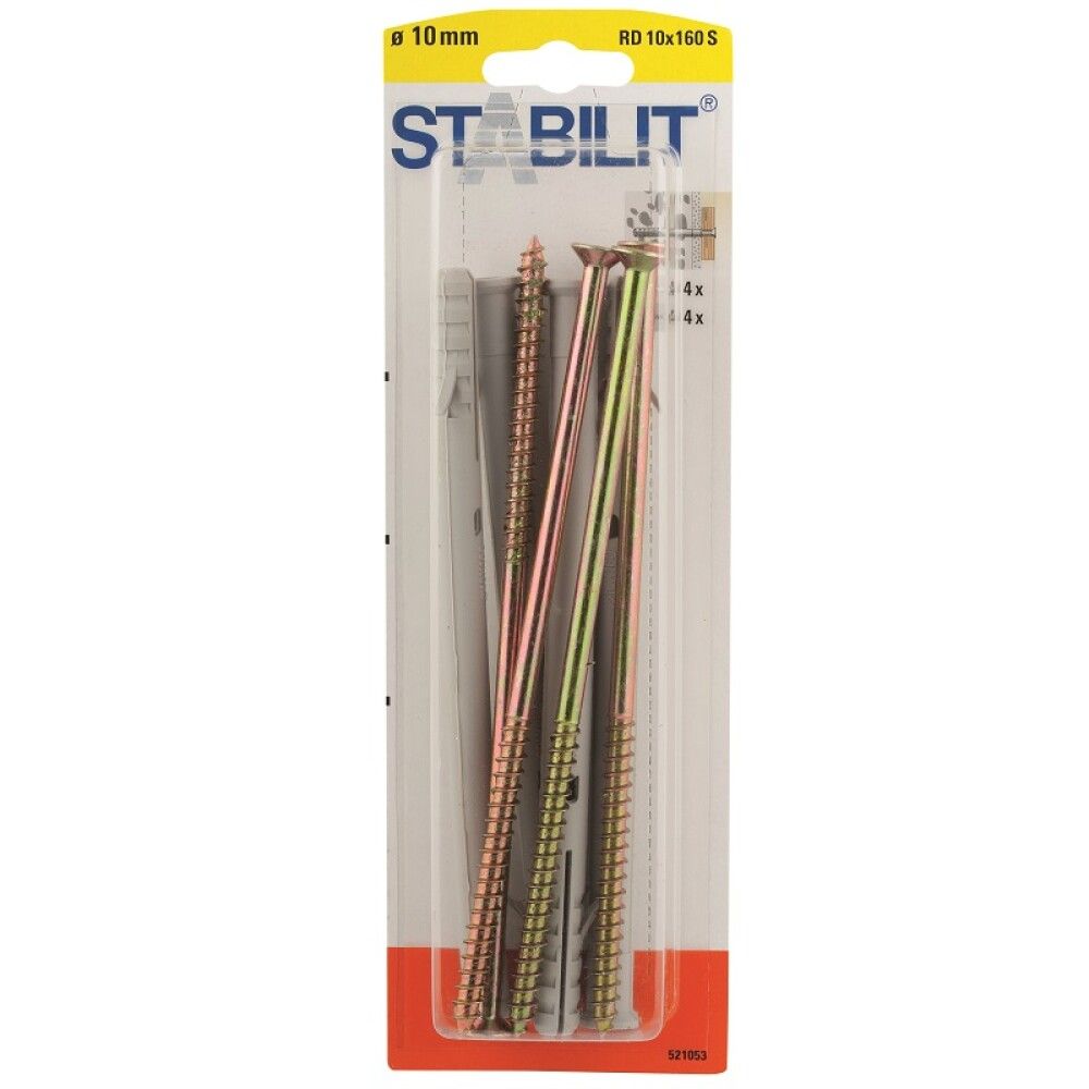 Tüübel kruviga 10/160 S kruvi 7,0 x 170 mm