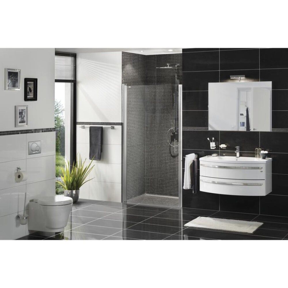 Põrandaplaat Futura Rustic must 30 x 60 cm