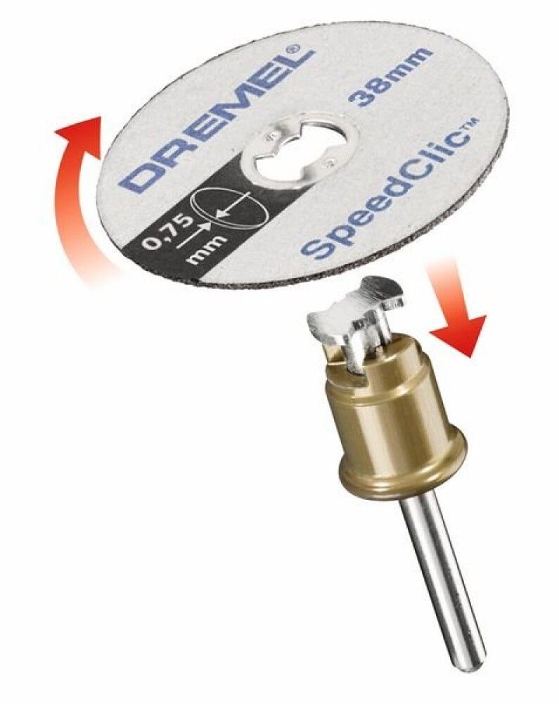 EZ SpeedClic Dremel õhukesed metallilõikekettad 38 mm (409)