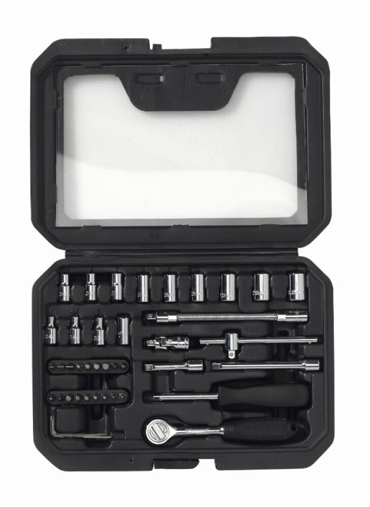 Padrunikomplekt Alpha tools 1/4, 41-osaline