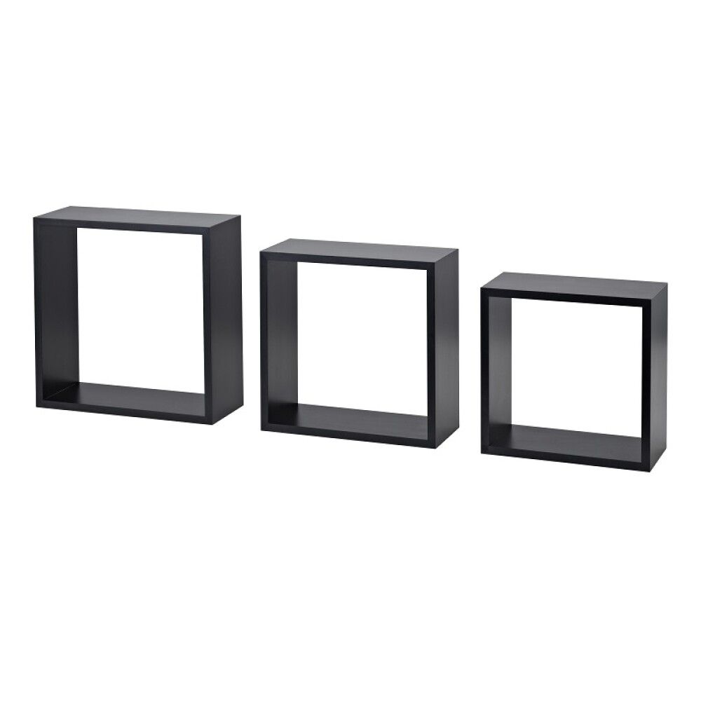 Seinariiulite komplekt Dolle Frame must 3 tk