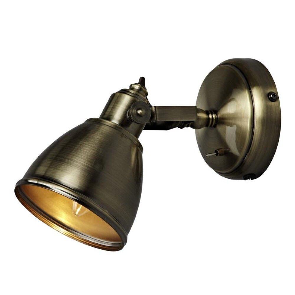 Kohtvalgusti Markslöjd Fjällbacka 1-osaline antiikmessing