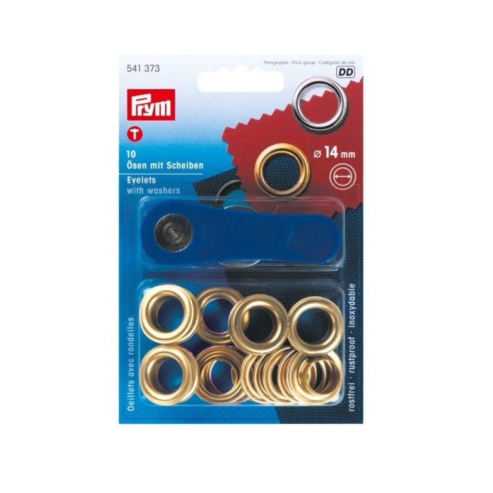 Ööside komplekt messing 14 mm 10 tk