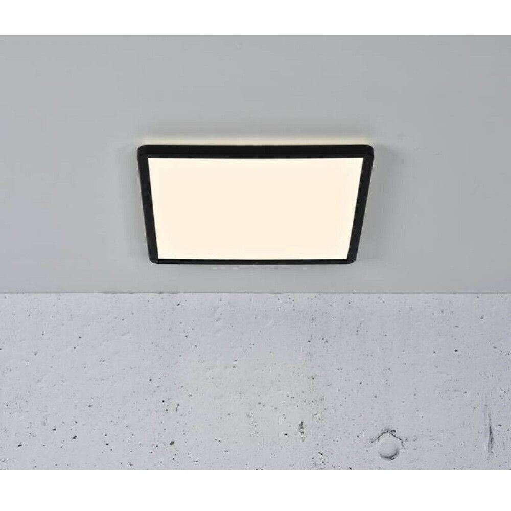 LED-laevalgusti Nordlux Oja 29,4 x 29,4 cm must