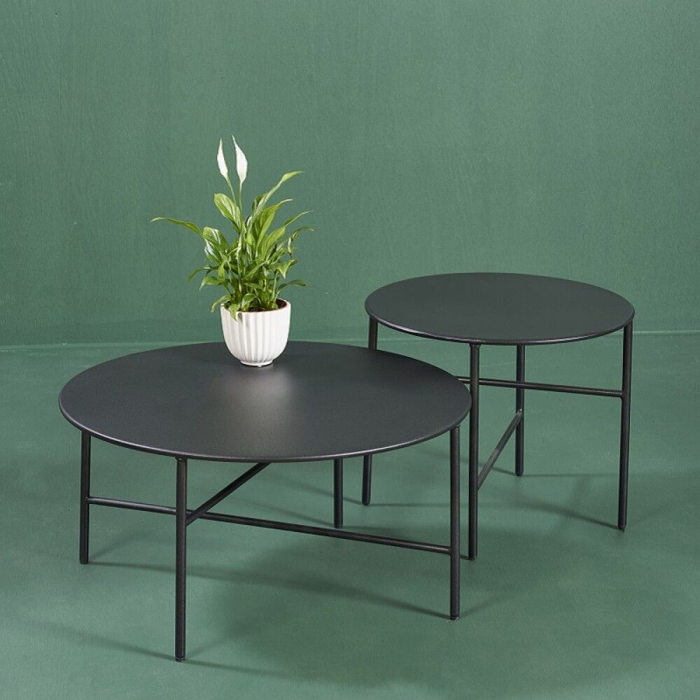 Diivanilaud Envy Ø 40 cm, must