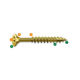 Peitpeakruvi Spax 6 x 140 mm