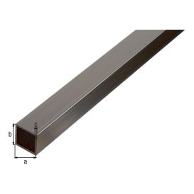 Nelikanttoru alumiinium 20 x 20 x 1,5 x 2000mm