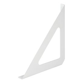 Riiulikandur Tri valge 190 x 190 x 18 mm