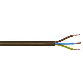 Elektrikaabel Kabelexpress H03VV-F3G0,75 mm² pruun, jooksva meetriga