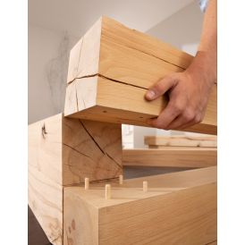 Täispuidust element Massiv Blox pöök, 15 x 15 cm