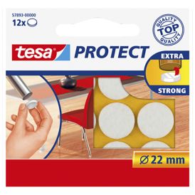 Vildist pehmendus tesa® Protect valge Ø 22 cm 12 tk