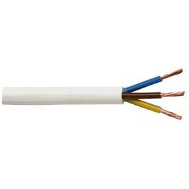 Elektrikaabel Kabelexpress H03VV-F3x0,75 mm² valge, jooksva meetriga