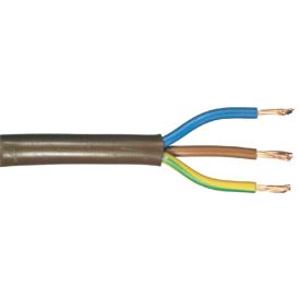 Elektrikaabel Kabelexpress H03VV-F3G1,5 mm² pruun, jooksva meetriga