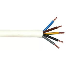 Paigalduskaabel Kabelexpress H05VV-F5x2,5 mm² valge 1,5 m