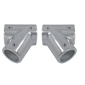 T-liitmik Marinetech A4 60° Ø25 mm vasak