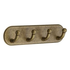 Nagi BA1124 antiikmessing nelja konksuga