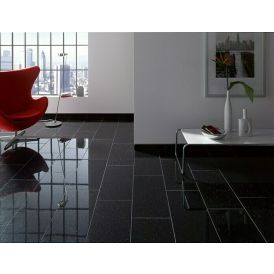 Looduskiviplaat Star Galaxy must 30,5 x 61 cm