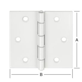 Hing 60 x 60 mm valge