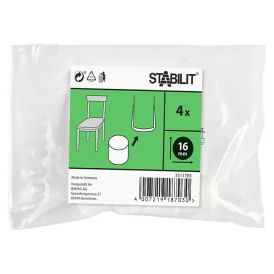 Torukaitse Stabilit ümar valge 16 mm 4 tk