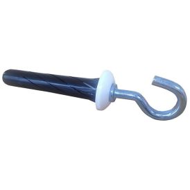 Kipsplaaditüübel Fischer Powerknor RH ümara konksuga must 5 x 55 mm 25 tk
