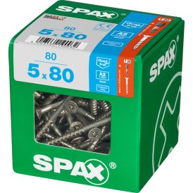 Peitpeakruvi Spax A2 5 x 80 mm