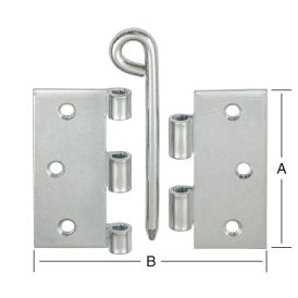 Hinge tapp 75 x 75 mm