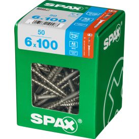 Peitpeakruvi Spax A2 6 x 100 mm