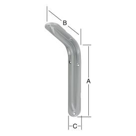 Riiulikandur 146 x 102 mm hall