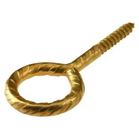Rõngaskruvi rustikaalne/messing 20 x 10 mm 10 tk