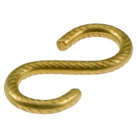 S-konks rustikaalne/messing 4 x 35 mm 7 tk