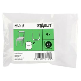 Torukaitse Stabilit ümar valge 25 mm 4 tk