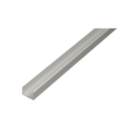 U-profiil alumiinium 10,9 x 10 x 1,5 mm, 1 m