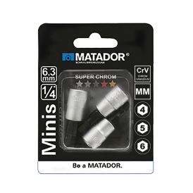 Padrunvõtmete komplekt Matador 4-6 mm