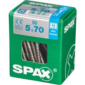 Peitpeakruvi Spax A2 5 x 70 mm
