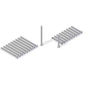 Kruvide komplekt Lundbergs kandurile 10 +10 tk