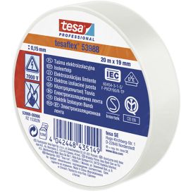 Isoleerteip tesa® Professional Tesaflex 20 m x 19 mm, valge