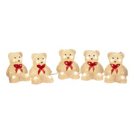 Akrüülfiguur Konstsmide Karupojad 5-osaline