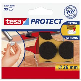 Vildist pehmendus tesa® Protect pruun Ø 26 cm 9 tk